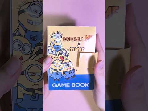 Despicable Me x minions game book #gamebook #despicableme #minions #squishybook