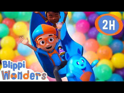 Playtime with Meekah, D.Bo & Tabbs! | Blippi Wonders | Moonbug Kids - Play and Learn