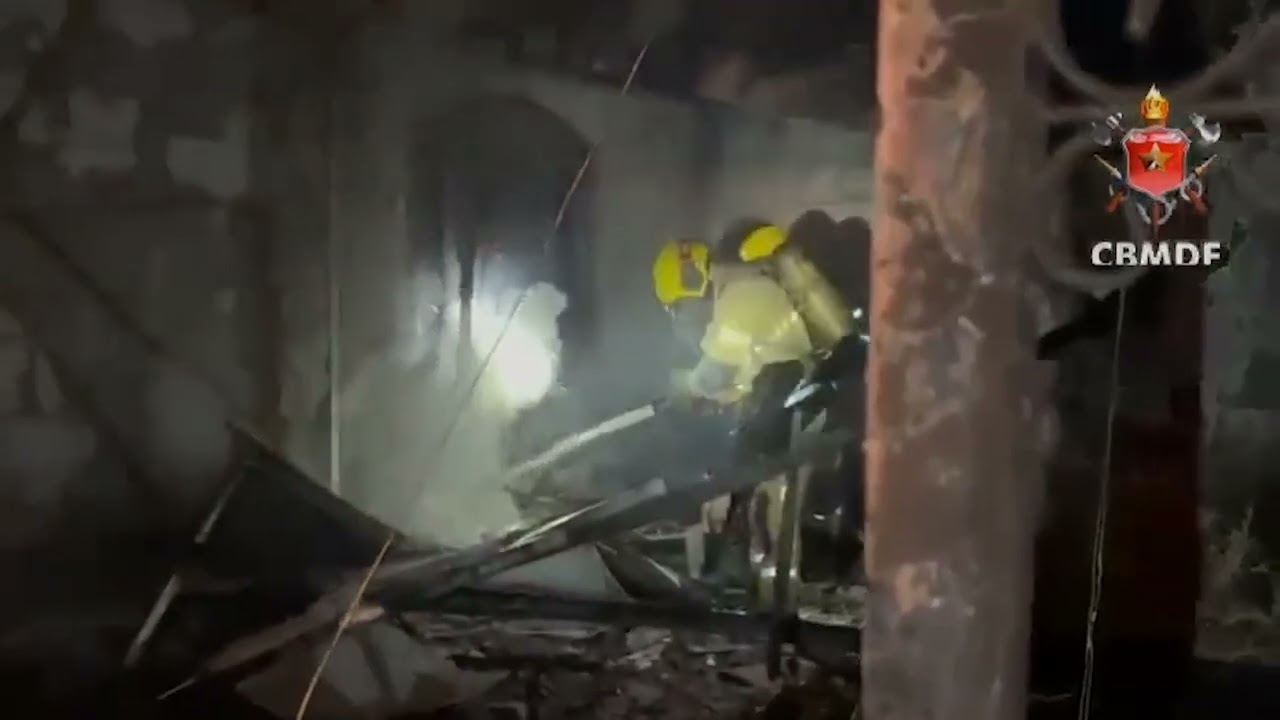 Cinco pessoas morrem em incêndio em casa de recuperação no DF