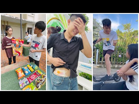 Kind sale lady vs bad sale boy 🍭 Change my body to buy phone 🤦🏻 by Linh Nhi #shorts