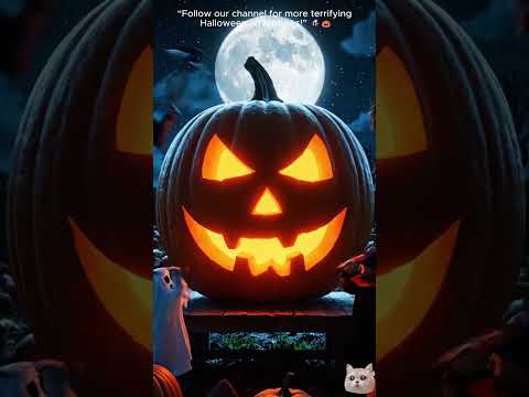 "Giant Pumpkin Explosion & Mysterious Creature 4K Halloween Nightmare – Terrifying Cinematic Horror!