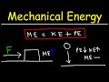 Mechanical Energy and Forces Concepts