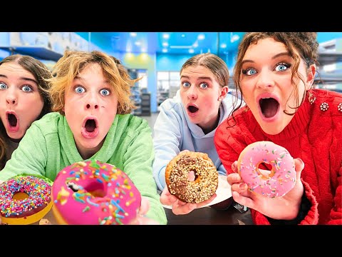 LAST TO EAT & LEAVE DONUTS Challenge w/The Norris Nuts