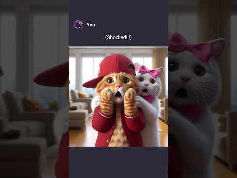 Poor cat got roasted ๐๐ #ai #memes