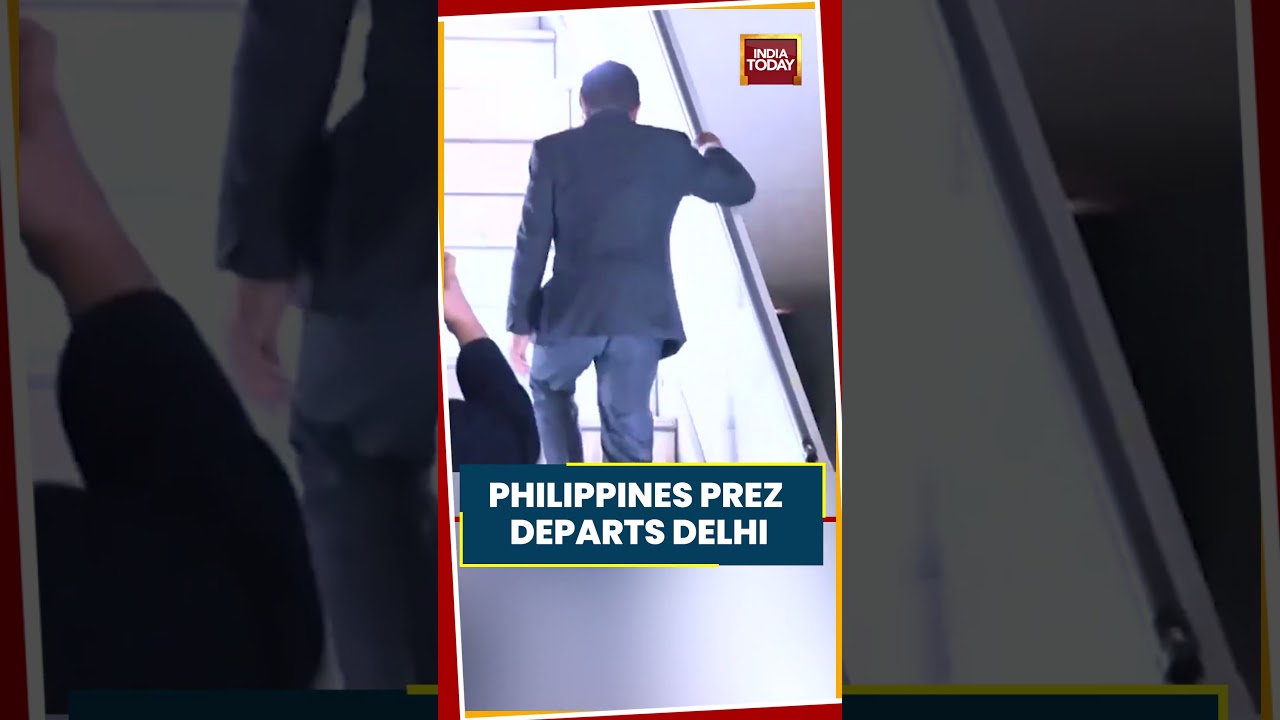 Philippines President Ferdinand Marcos Departs Delhi After BRICS Summit 2026 #Shorts