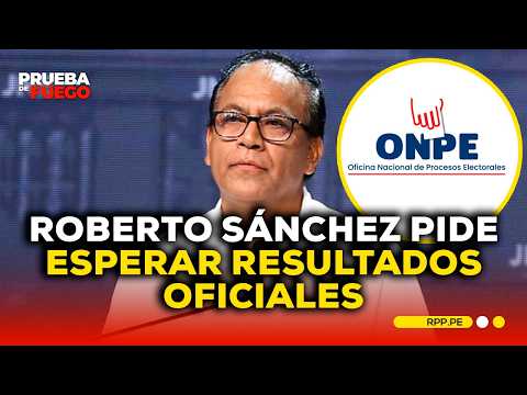 Candidato de Juntos por el Perú pide esperar resultados oficiales de la ONPE #PDFRPP