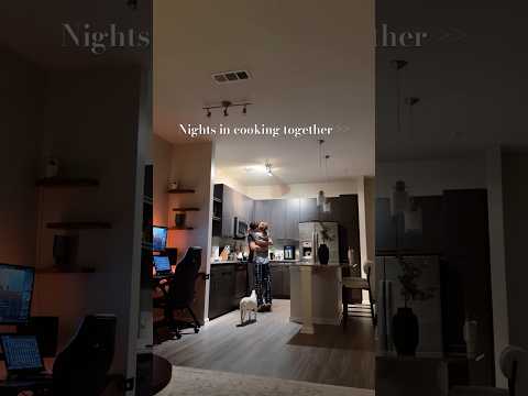 The best kind of nights ๐ค #couple #nightin #cookingtogether #wholesome #capcut #capcutholiday