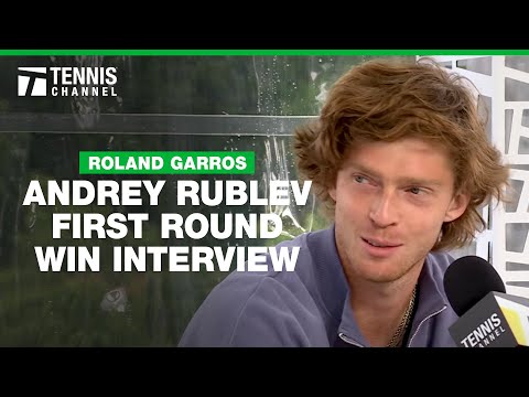 Andrey Rublev Focused on Next Match | 2024 Roland Garros First Round