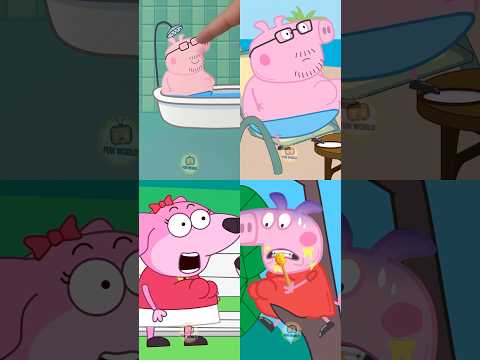 Daddy Pig Stomach is Unhealthy #edit #fyp #tadc #trending #squidgame #shortsvideo #peppapig