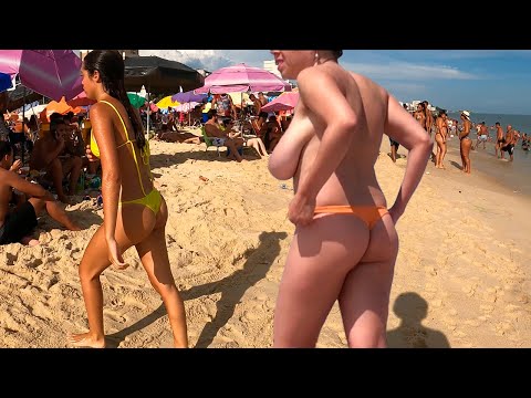 🔥 MUST WATCH - Copacobana Beach’s Vibrant Charm 🌴🌊 | Brazil 2024 Walk