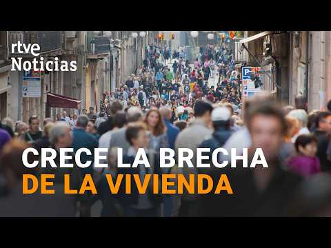 CAE el NÚMERO de HOGARES con UNA VIVIENDA EN PROPIEDAD | RTVE Noticias