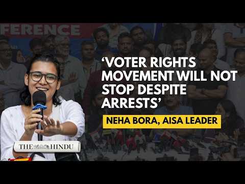 Neha Bora slams police crackdown on media and activists over voting rights