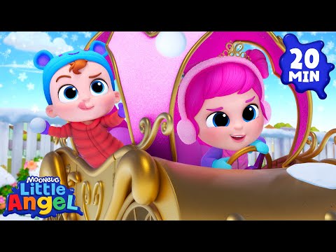 Snowball Game! | Winter Songs for Kids | Little Angel Kids Songs & Nursery Rhymes