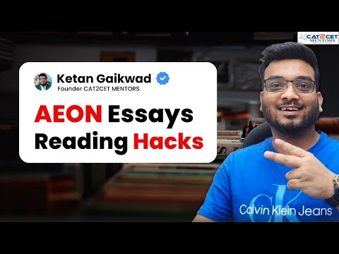 Master READING COMPREHENSION with AEON Essays Strategy