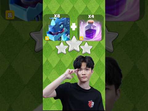 nian Derrotó un TH17 con dragones eléctricos en Clash Of Clans