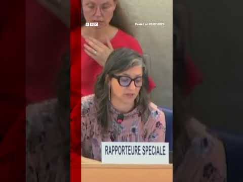 Israel has rejected accusations of genocide in Gaza. #Israel #Gaza #BBCNews