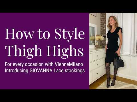 How to Wear Thigh Highs for every Occasion with Lace Thigh Highs by VienneMilano