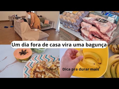 COMPRA DA SEMANA, ORGANIZAÇÃO NA CASA 🏠 Primeiro dia de dieta 🫡