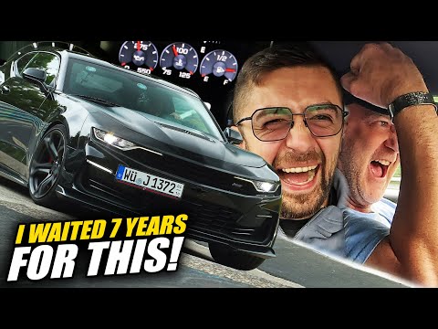 I’m THE WORST Passenger in Chevrolet Camaro SS 1LE // Nürburgring