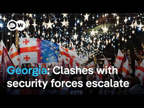 Georgia: Inauguration of pro-Russian President causes further tensions and violence | DW News