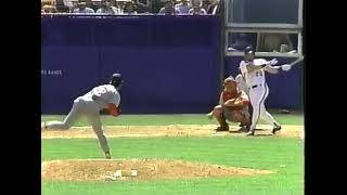 STL@NYM: Howard Johnson doubles in the seventh inning (1992)