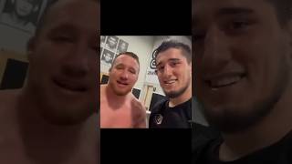 As Salam Aleykum Gaetjhe ❤️🥊 #justingaethje #UFC #iliatopuria #ufcedit #dagestan #mma