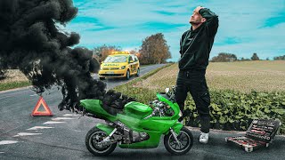Ich kann nicht mehr | Pitbike von Berlin nach Hamburg Folge 3