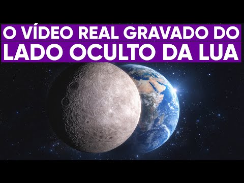 O primeiro vídeo real do lado oculto da Lua