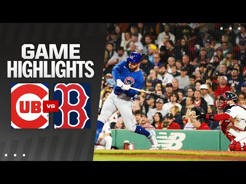 Red Sox vs. Cubs Game Highlights (4/28/24) | MLB Highlights video clip