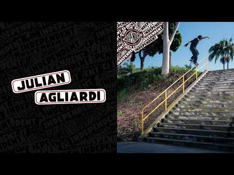 Mental Battle to FIRST TRY: Julian Agliardi Back Lip 23-Stair Handrail