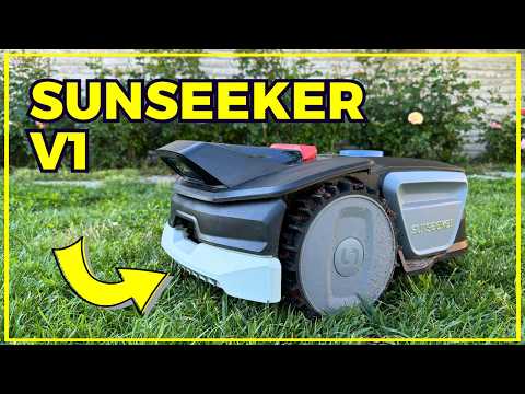 SENZA FILO E SENZA ANTENNA: COME VA SUNSEEKER V1, ROBOT TAGLIAERBA ECONOMICO