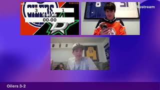 Oilers VS. Stars Play by Play