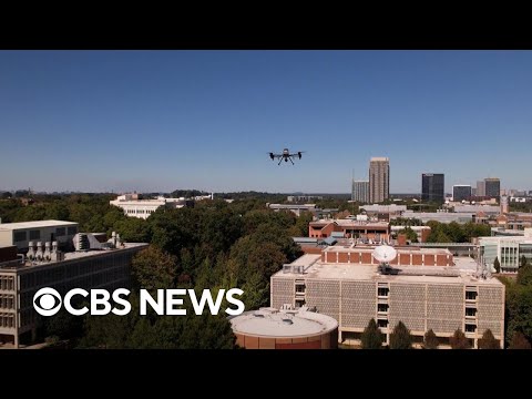YouTube video thumbnail: Georgia Tech Uses Drones to Enhance Campus Security
