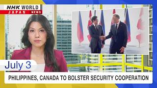 Philippines, Canada to bolster security cooperationーNHK WORLD-JAPAN NEWS