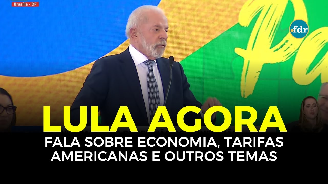 🔴 LULA AO VIVO DISCURSO SOBRE TARIFAS DOS EUA E NOVAS MEDIDAS ECONÔMICAS