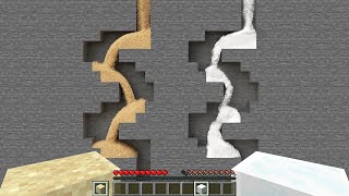 Realistic Sand vs Snow (which is faster?) - Compilation