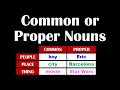 Proper and Common Nouns Assessment