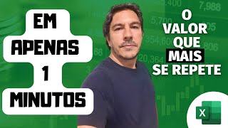 Aprenda a Identificar rapidamente no Excel qual item de uma tabela teve mais repetições!!! #shorts s