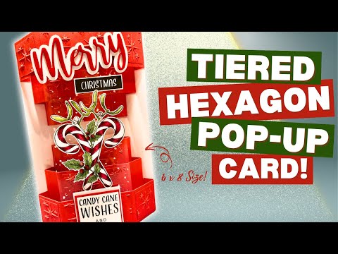 Try This  NEW Size TODAY! | Tiered Hexagon Pop Up Card