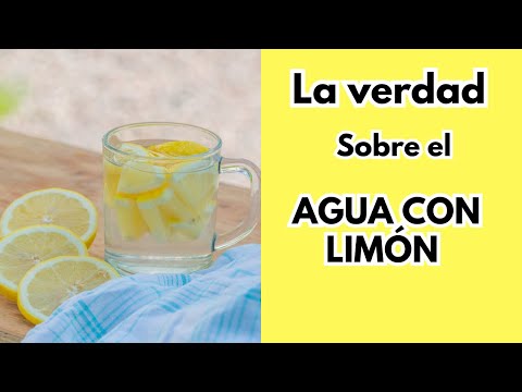 Los verdaderos beneficios Tomar el AGUA CON LIMÓN