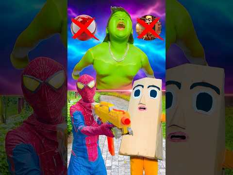 Equipment Battle 3.0 🧠😱Super Hero Becomes Giant Hulk Defeats Giant Tung Tung Tung #shorts #hulk