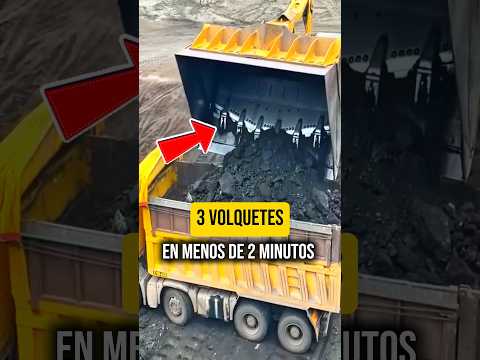 ¡Mira cómo esta máquina llena 3 camiones en 2 minutos!