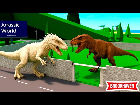 CONSTRUÍ UM PARQUE DE DINOSSAUROS NO BROOKHAVEN!