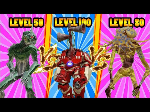 Team Siren Head VS Hulk Hulkbuster VS Level-Up Boss: Epic Monster Showdown!