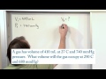 Gas Law Calculations and Concepts