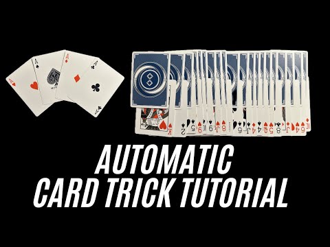 AUTOMATIC CARD TRICK TUTORIAL 🪄 #magic #tricks #tutorial