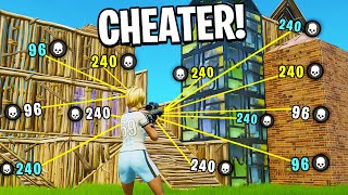 UN JOUEUR PRO REGARDE LE PLUS GROS CHEATER DE FORTNITE! 🔥 LE MEILLEUR DE FORTNITE #244