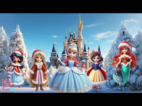 Princess Disney Christmas Finger Family Nursery Rhymes & Kids Songs