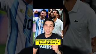 Lionel Messi y Novak Djokovic HISTÓRICOS #alcaraz #tennis #djokovic #sinner #messi #lionelmessi