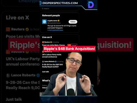 WHY RIPPLE SPENT $4B ON THIS BANK ACQUISITION #xrp #crypto #money
